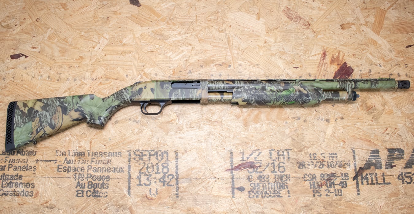 MOSSBERG 500 12 Gauge Used Shotgun with Mossy Oak Camo Finish and Accu-Choke Barrel